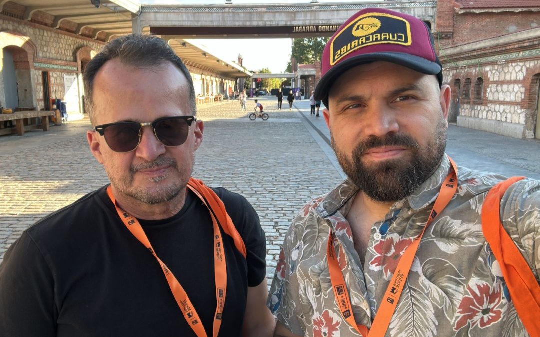JUNTOS in Madrid: Moisés and Pancho at the Iberseries Platino Industria Showrunners Workshop